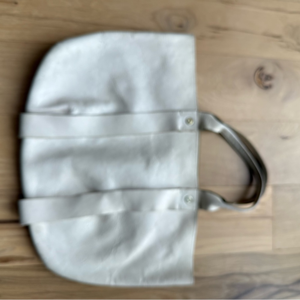 Clare V. White Leather tote bag